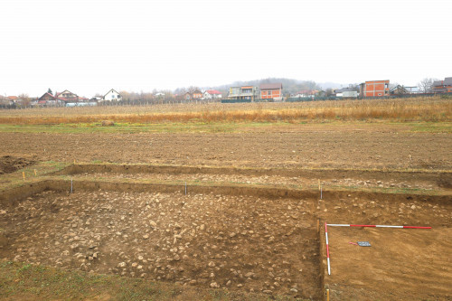 Fig. 3. Valea Stânii, campania 2022 – T26 și T 27. Vedere dinspre V.